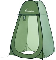 WolfWise Portable Pop Up Shower Tent - Green