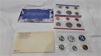 1965 and 1997 uncirculated coin sets