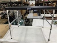 Portable grill table 36x24x27
