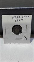1854 U.S half dime
