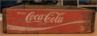 18" x 12" x 5" Coca Cola Wooden Crate /Mesh Bottom
