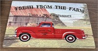 24X16" FRESH FROM THE FARM SIGN (NEW)