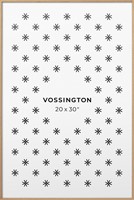 Vossington Thin 20x30 Poster Frame - Light Oak Fra