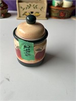 #2446 Ceramic Apple Jar