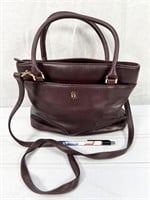 vintage Etienne Aigner leather tote handbag in