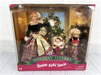 1998 Holiday Sisters Barbie, Kelly and Stacie,
