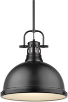 Black Pendant Ceiling Light, Large