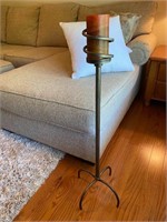 Floor Standing Iron Candle Holder