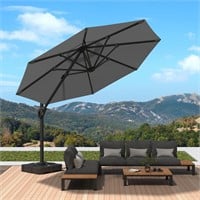 11 FT Cantilever Outdoor Patio Umbrella Large