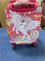 Unicorn suitcase 21 x 14