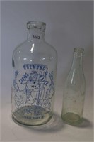 VERNORS GINGER ALE BOTTLE & CHEMUNG SPRING WATER