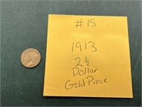 1913 2-1/2 Dollar Gold Piece