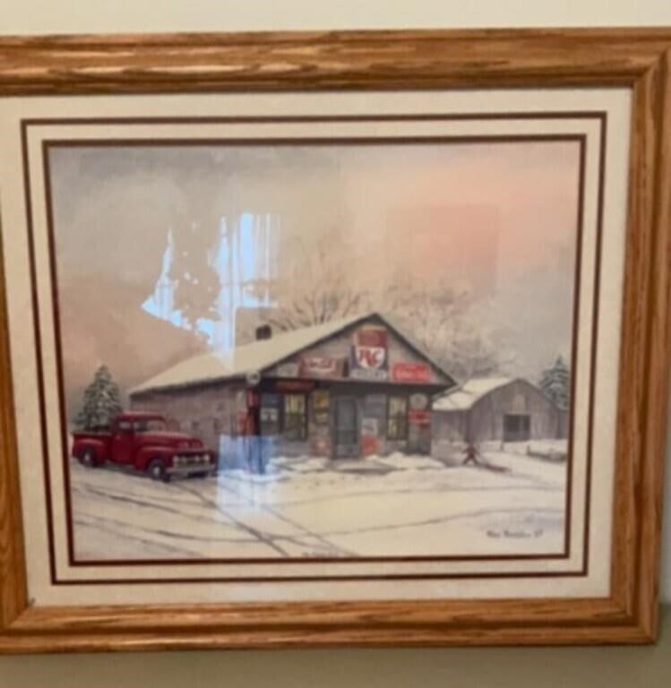 Fred Thrasher 97 The Country Store 27x24 frame