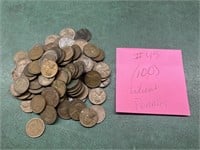 (100) Wheat Pennies