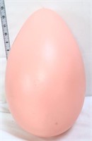 Vintage 12in pink Easter egg blow mold