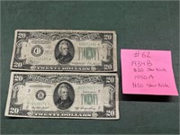 (2) $20 Star Notes