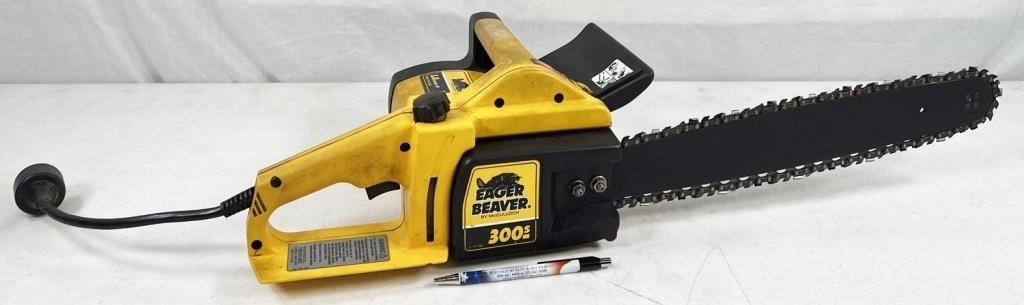 McCullough Eager Beaver 300s electric chainsaw,