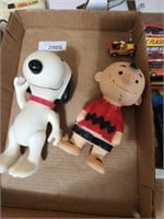 Vintage Snoopy & Charlie Brown Figures & Car