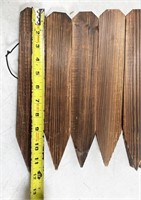 wood edging, 12" tall x 80" long, open box -