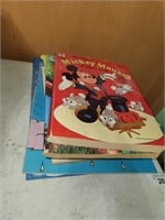 Vintage Color Books - Mickey Mouse, Peanuts &