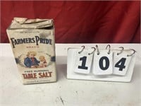 Farmers Pride Table Salt Box