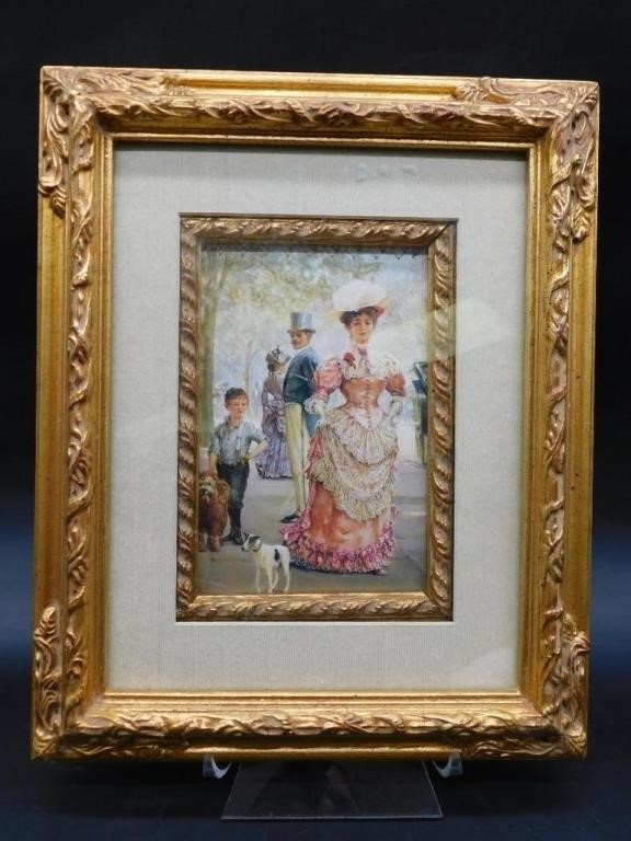 FRAMED RAGS AND RICHES PRINT BY ARTIST ALAN MALEY