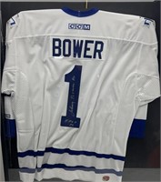Signed Jonny Bower jersey with COA