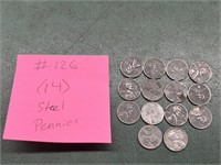 (14) Steel Pennies