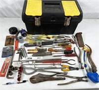 NO SHIPPING: tool box and contents