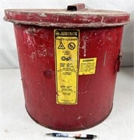 NO SHIPPING: Justrite 5gal parts cleaning can