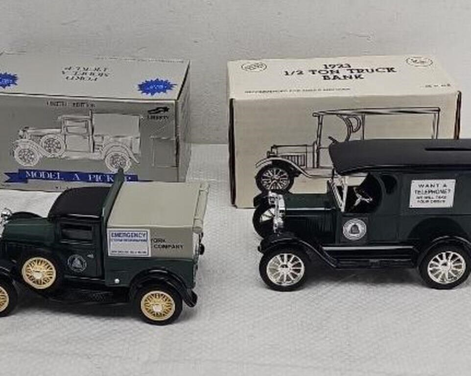 Die cast coin bank Model a pickup 1/25 scale