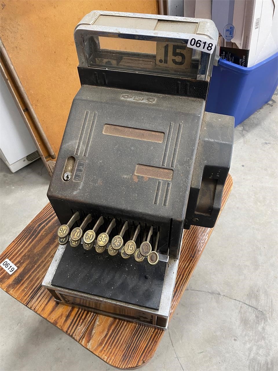 Vintage National Cash Register Machine