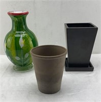 Decorative Vases - 10,5x6in / 5x6in / 7,5x5in