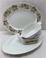 Large Serving Platters Oval and 7in casseroles