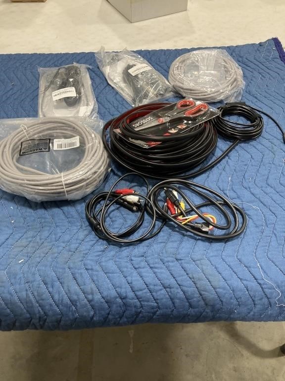 Assorted cable wires