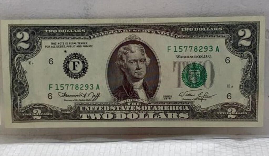 1976 United States of America- Unusual 2 dollars