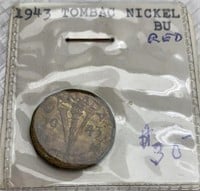 Canada 1943 - Tombac Nickel coin - uncirculated