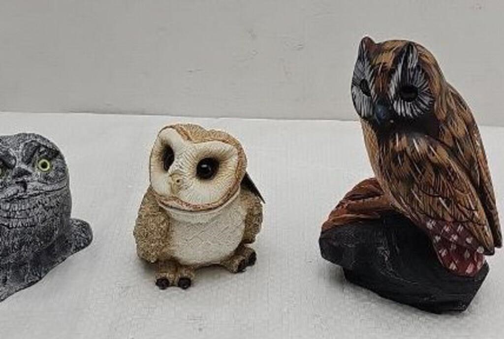 5.5in - owls sculpture
