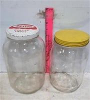1 Gallon & 3/4 Gallon  Old Pickel Jars