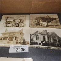 4 Vintage Real Photo Post Cards
