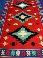 Hand Knotted Kilm Rug 10x6  ft   #4554
