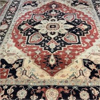 Hand Knotted Heriz Rug 9x12 ft   #3320