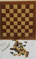 18x18in - chess board  complete