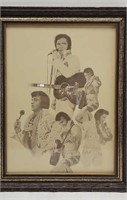 18.5x14.5 in - framed  print  - Elvis