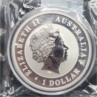 2013 Australia Kookaburra 1 oz Fine Silver $1 Coin