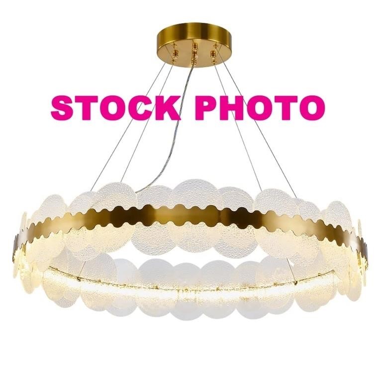Xiyee led chandelier, 24" diameter, open box, all