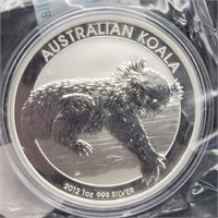 2012 Australia Koala 1 oz Fine Silver $1 Coin