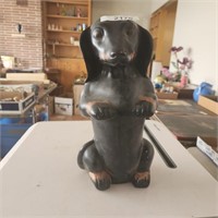 Ceramic Begging Dog - approx 13.5" Tall