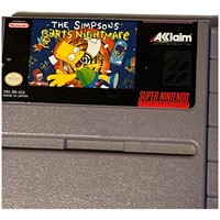 The Simpson's Bart's Nightmare SNES Game