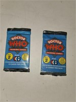 2 Sealed Packs 1994 Doctor Who Trading Cards